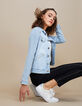 I.Code bleach denim studded jacket-1