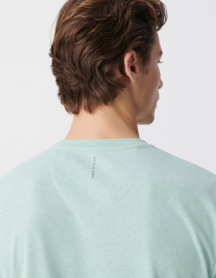 Men’s celadon hemp blend DRY FAST T-shirt-5