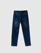 Vaqueros JOGGER azules denim cosy fleece ni&ntilde;o-3