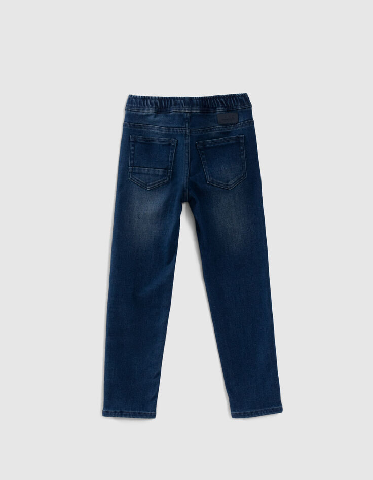 Vaqueros JOGGER azules denim cosy fleece ni&ntilde;o-3