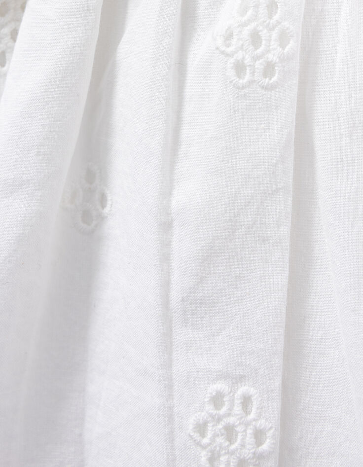 Blouse blanche broderie anglaise fille-9