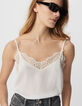 Women’s satin and lace camisole-4