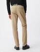 Pantalon chino SLIM beige Homme-2