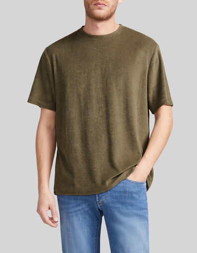Camiseta army green rizo hombre - IKKS