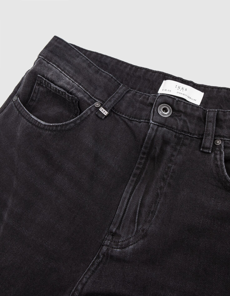 Jean REGULAR noir Lenny Homme-5