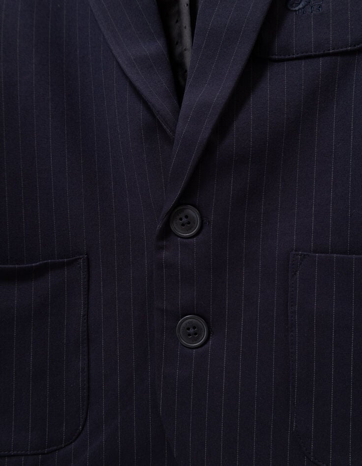 Marine blazer met pinstripes jongens-5 Marine blazer met pinstripes jongens-5