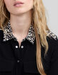 Chemise noire LENZING™ ECOVERO™ détails léo rock Femme-3