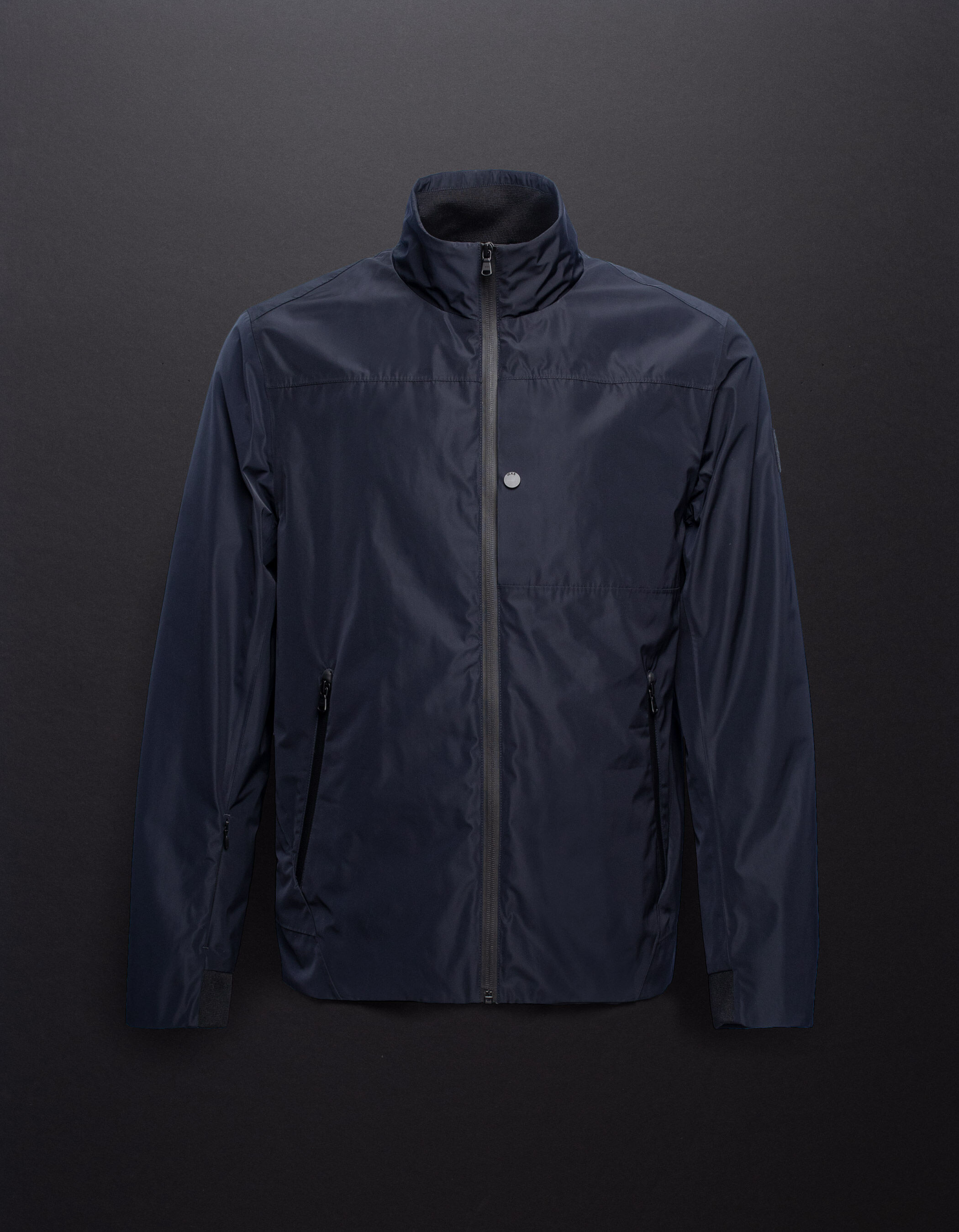 Cazadora corta azul marino WATERPROOF hombre