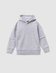Boys’ grey hoodie with XL image on back-3