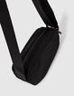 Sac banane 2 en 1 noir avec porte-monnaie fille-3