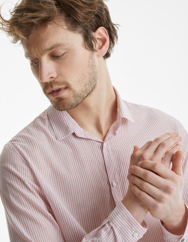 Chemise rayures homme-4