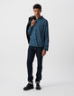 Men’s storm LENZING™ ECOVERO™ flowery SLIM shirt-1
