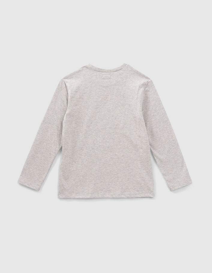 Camiseta gris pantera gánster niño-4