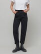 Slouchy zwarte denim jeans van katoen-2
