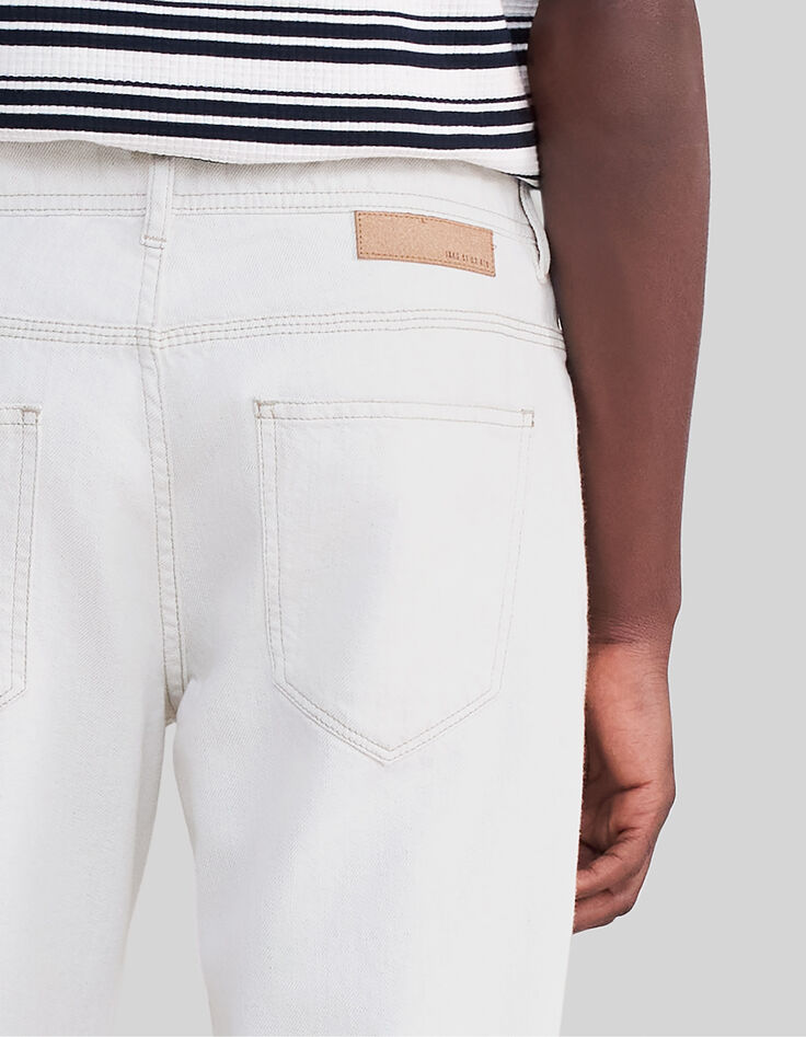 Kreideweißes SLIM-Herrenjeans WATERLESS Jimi-6