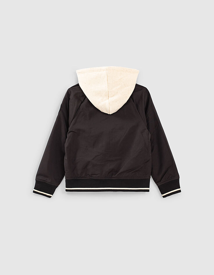Boys’ black and ivory reversible jacket-5