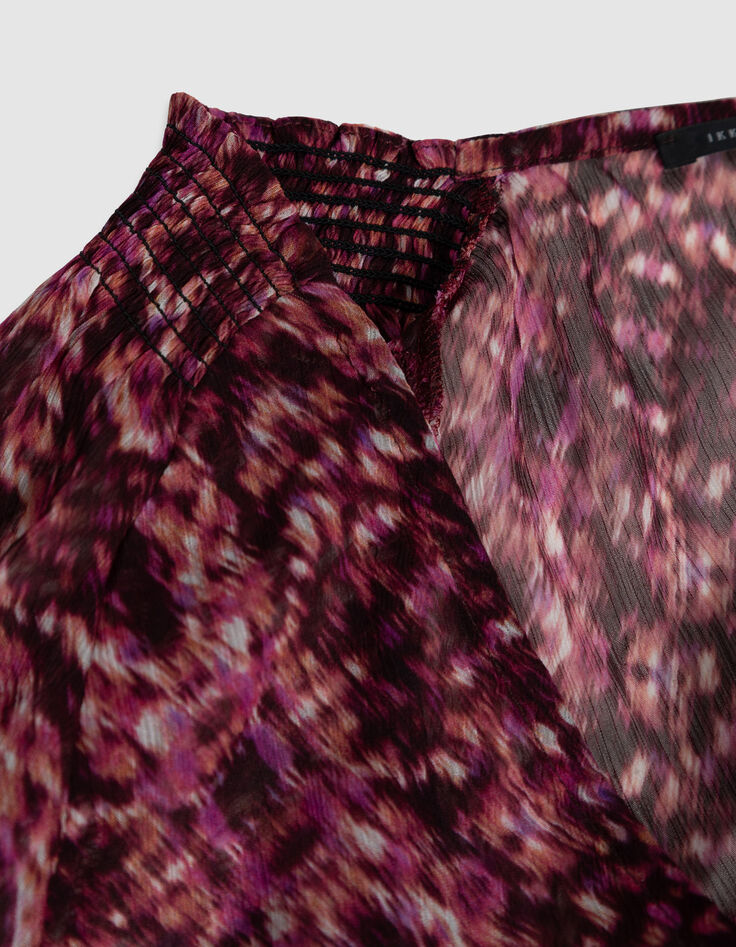 Rosa Bluse mit Tiermotiv f&uuml;r Damen-5