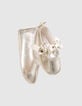 Ballerines dor&eacute;es &agrave; noeud b&eacute;b&eacute; fille-8