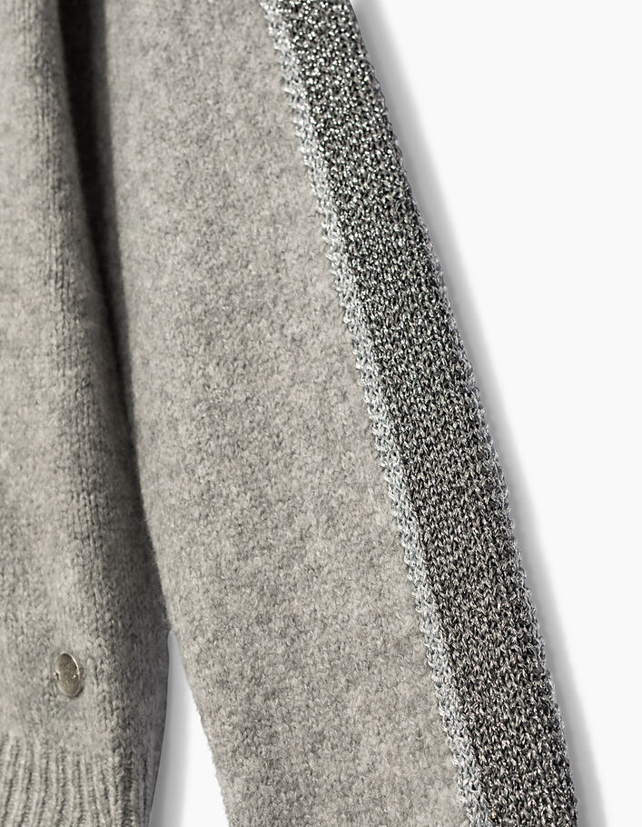 Girls' medium grey sweater - IKKS