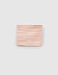 Snood rosa punto fantas&iacute;a l&uacute;rex insignia bronce ni&ntilde;a-2