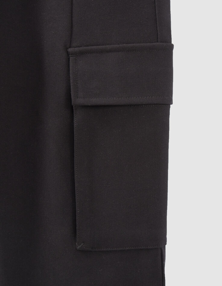Zwarte BATTLEbroek joggingstijl jongens-5