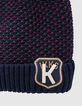 Gorro navy y rojo punto fantasía niño -2