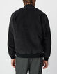 Men&rsquo;s black quilted velvet WATERPROOF jacket-4