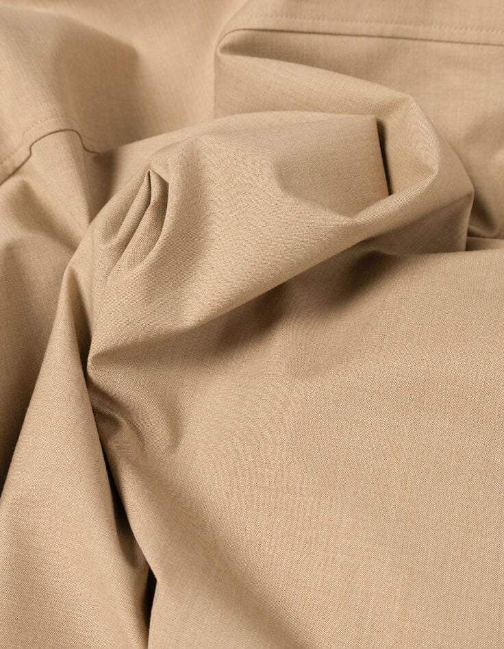 Chaqueta de traje de esp&iacute;ritu overshirt beige oscuro-10