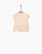 Camiseta rosa empolvado cupcakes bebé niña-2