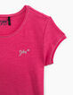 Camiseta rosa medio Essentiel ni&ntilde;a algod&oacute;n eco-3