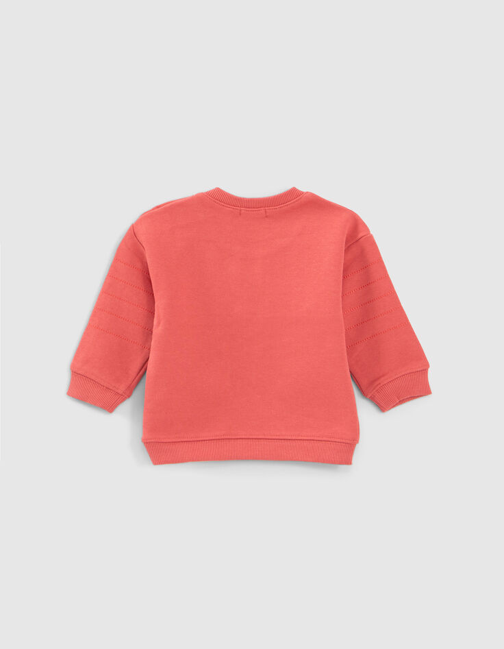 Sudadera roja casco alado bebé niño-3
