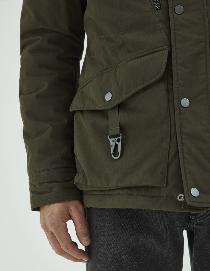 Men’s bronze multizip safari jacket-4