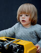 Baby boys’ grey sweatshirt and trousers outfit-7