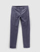 Pantalon de costume indigo effet denim Homme-5