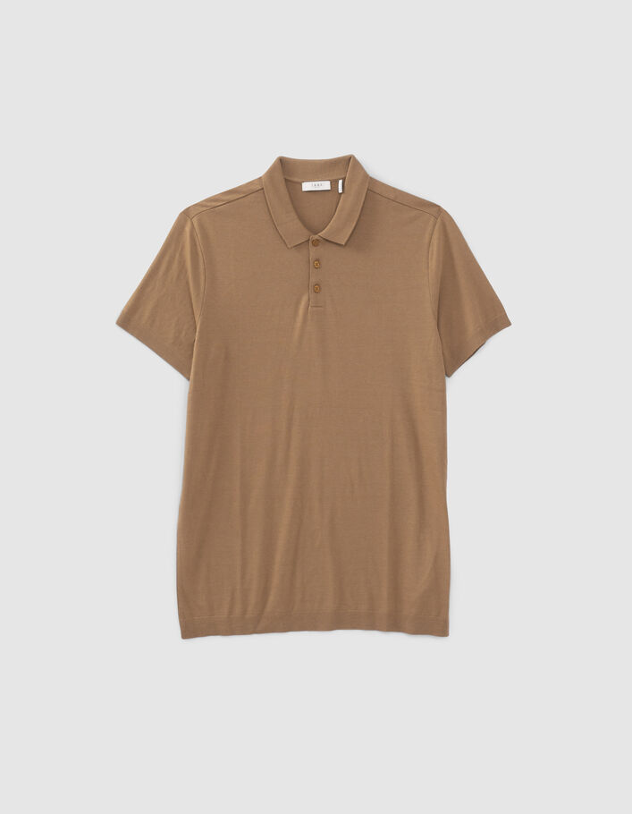 Polo cappuccino coton modal Homme-5