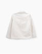 Veste de costume blanc cassé or fille-3