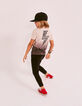 Ivoor T-shirt Tunesische kraag deep dye effect bio -3