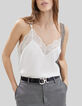 Ecru kanten top Pure Edition lingeriestijl Dames-1