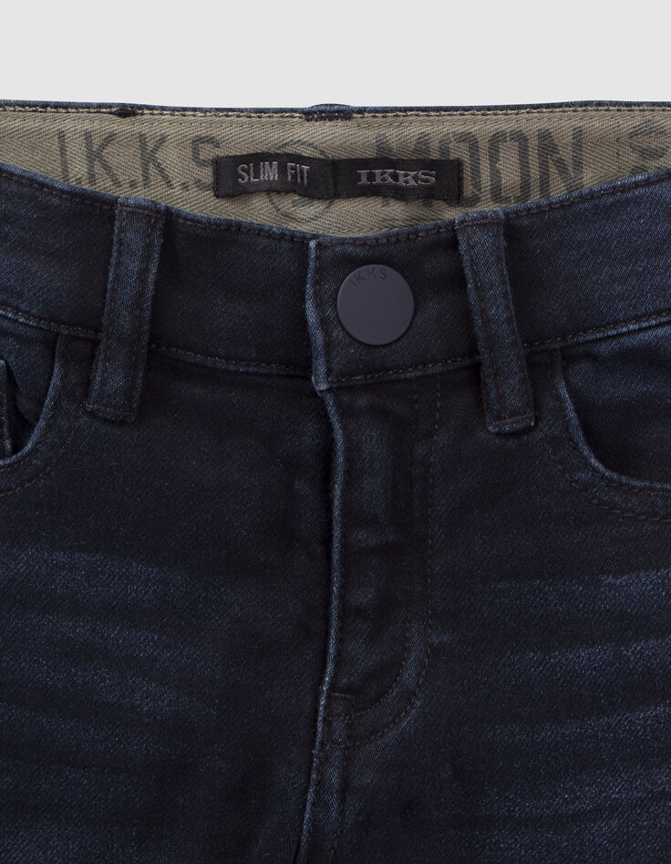 Vaqueros slim blue black pespuntes espigas niño-5