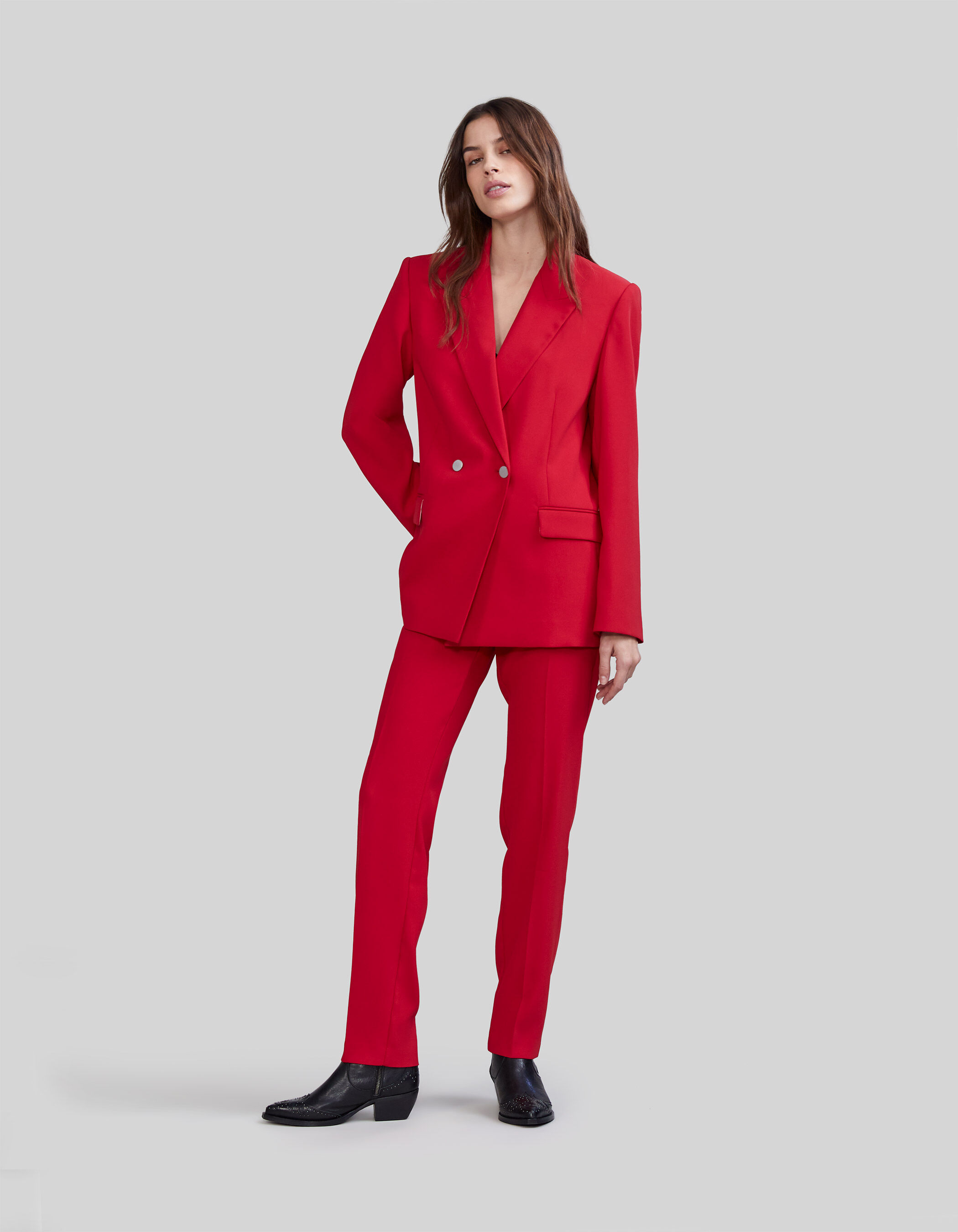 Pantalon de costume coquelicot Femme IKKS
