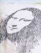 Men's white redesigned Mona Lisa graphic T-shirt-6