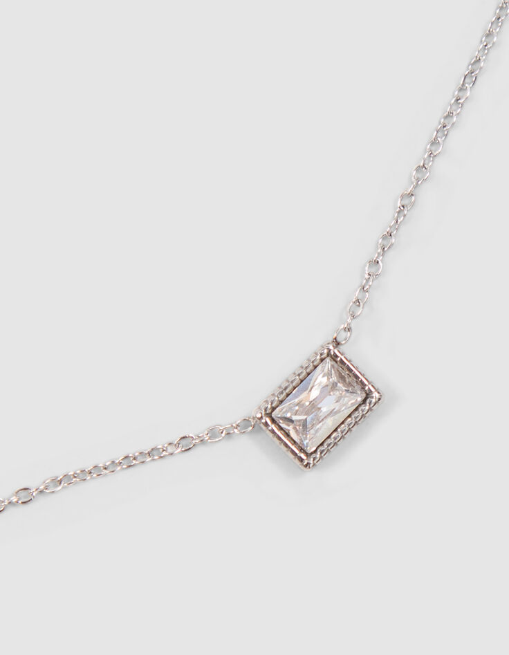 Women’s silver-tone choker with diamante-5 Women’s silver-tone choker with diamante-5