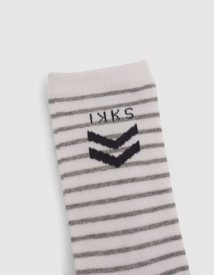 Chaussettes noires, vertes, blanches garçon-4