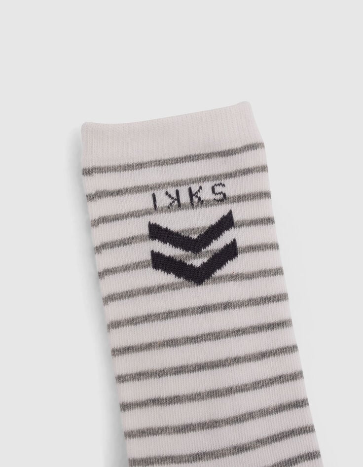 Chaussettes noires, vertes, blanches garçon-4 Chaussettes noires, vertes, blanches garçon-4