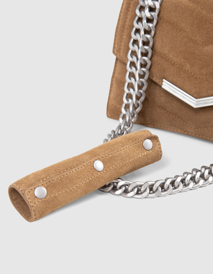 Sac THE 1. SEASONALS sable cuir matelassé Taille S Femme-6 Sac THE 1. SEASONALS sable cuir matelassé Taille S Femme-6