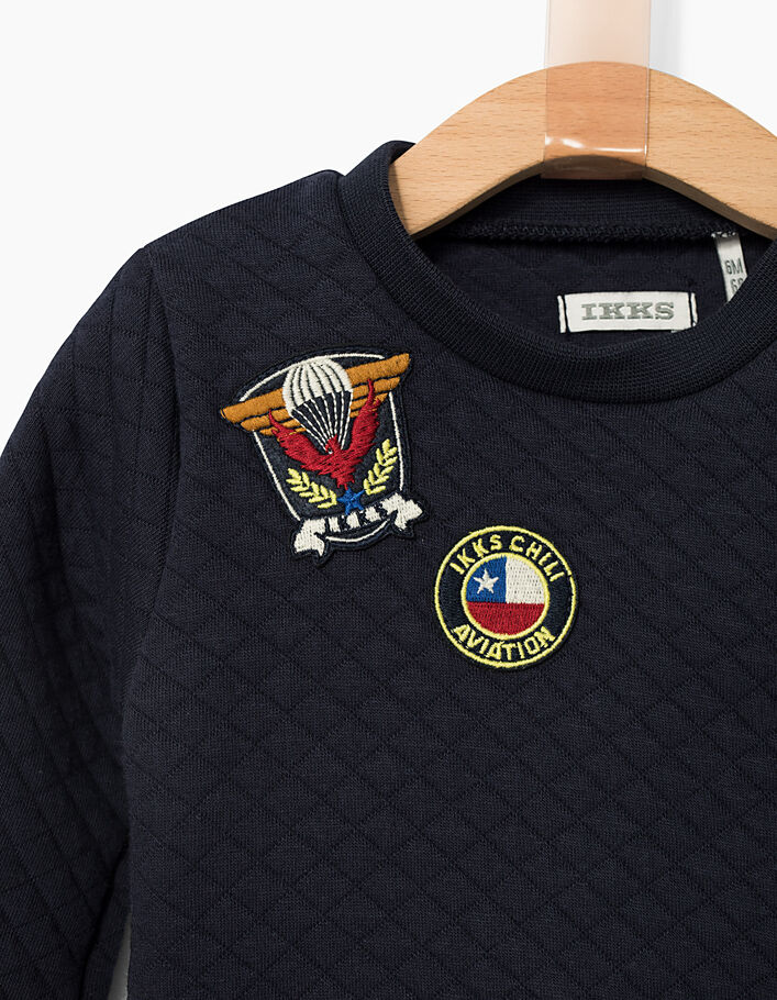 Baby boys’ navy sweatshirt