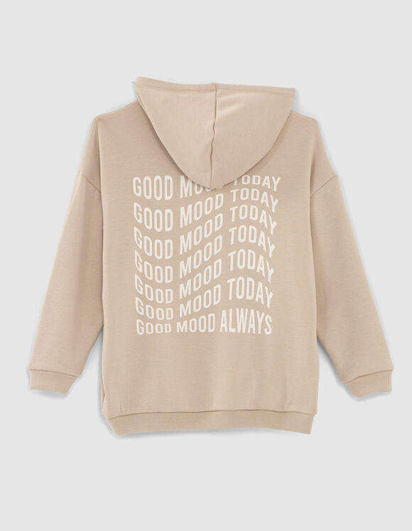 Girls slogan hoodie Clearance