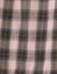 Kariertes Mädchenkleid, pink und khaki, Smock-Kragen-4