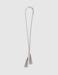 Women’s long necklace with tassels-1