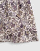 Vestido color crudo Ecovero&reg; estampado cachemira ni&ntilde;a-4